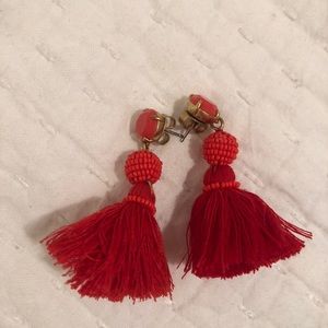 J. Crew Tassel Earrings